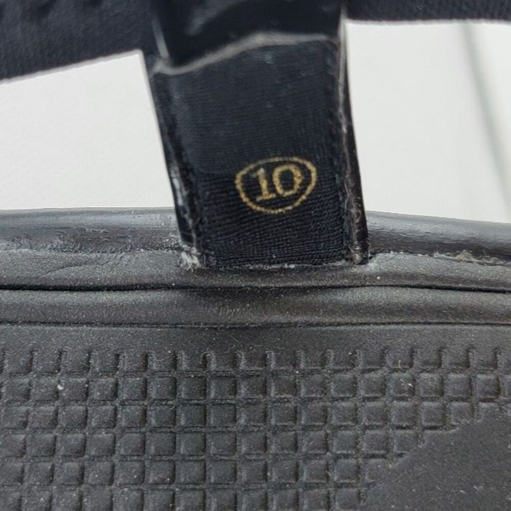 Skechers Womens Size 10 Black Cali Rumblers Slingback Wedge Sandals - Picture 10 of 10